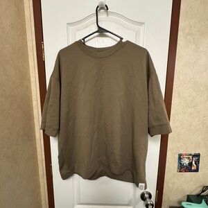 Hudson & Barrow Knitwear XL Heavyweight T-shirt 2-pack | White & Tan